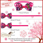 Valentine's Day Adjustable Pet Bow Tie Romantic Pink Dog and Cat Collar Accessory - GreenFur
