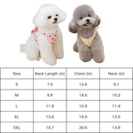 Valentine's Day Bow Design Pet Heart Chest Top Harness with Mesh Lining - GreenFur