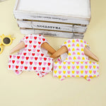 Valentine's Day Bow Design Pet Heart Chest Top Harness with Mesh Lining - GreenFur