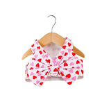 Valentine's Day Bow Design Pet Heart Chest Top Harness with Mesh Lining - GreenFur