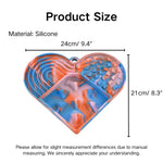 Valentine's Day Colorful Heart - Shaped Non - Slip Slow Feed Design Pet Lick Mat - GreenFur
