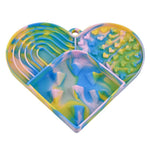 Valentine's Day Colorful Heart - Shaped Non - Slip Slow Feed Design Pet Lick Mat - GreenFur