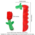 Valentine's Day Creative Rose - Shaped Pet Dog Toy with Sound Interactive Puzzle Toy - GreenFur