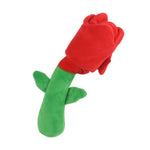 Valentine's Day Creative Rose - Shaped Pet Dog Toy with Sound Interactive Puzzle Toy - GreenFur