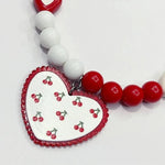 Valentine's Day Cute Pet Collar with Heart Pendant Adjustable Necklace for Cats and Small Dogs - GreenFur