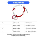 Valentine's Day Cute Pet Collar with Heart Pendant Adjustable Necklace for Cats and Small Dogs - GreenFur