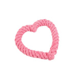 Valentine's Day Durable Interactive Heart Shaped Cotton Rope Dog Toy - GreenFur
