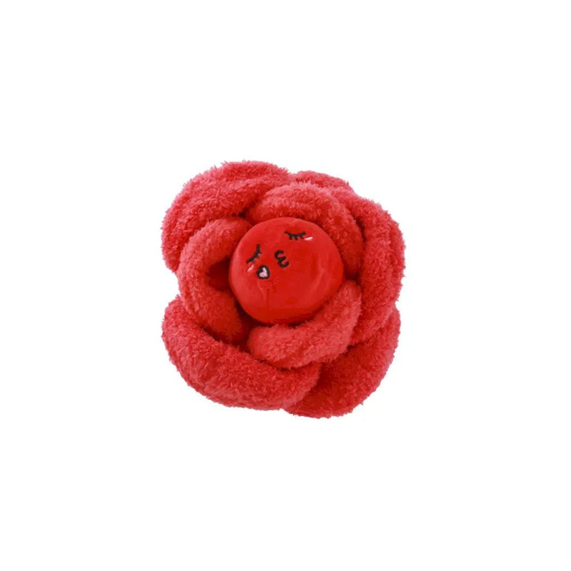Valentine's Day Engaging Snuffle Flower Dog Toy with Hidden Treat and Squeaker - GreenFur