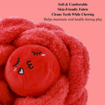 Valentine's Day Engaging Snuffle Flower Dog Toy with Hidden Treat and Squeaker - GreenFur