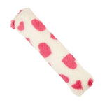 Valentine's Day Heart Pattern Long Plush Cat Pillow with Internal Crinkle Paper for Interactive Self Play - GreenFur