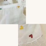 Valentine's Day Heart Print Ruffle Pet Dress - GreenFur