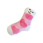 Valentine's Day Interactive Cartoon Sock Plush Pet Toy with Crinkle and BB Sound - GreenFur
