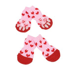 Valentine's Day Non Slip Pet Socks Cat and Dog Footwear Accessory - GreenFur