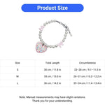 Valentine's Day Pearl Beaded Pet Collar with Heart Pendant Adjustable Necklace for Small and Medium Dogs and Cats - GreenFur