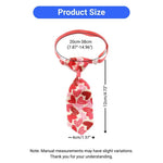 Valentine's Day Pet Bow Tie Stylish Heart Pattern Dog and Cat Neckwear Accessory - GreenFur