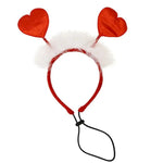 Valentine's Day Pet Decoration Set Dog Neckband Headband Party Accessories - GreenFur