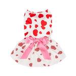 Valentine's Day Pet Dress Mesh Skirt Princess Style Outfit for Small Dog and Cat - GreenFur