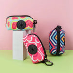 Valentine's Day Pet Poop Bag Dispenser with Carabiner - GreenFur