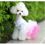 Valentine's Day Pet Tulle Dress with Lip Shape Design - GreenFur