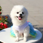Valentine's Day Pet Tulle Dress with Lip Shape Design - GreenFur