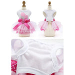 Valentine's Day Pet Tulle Dress with Lip Shape Design - GreenFur