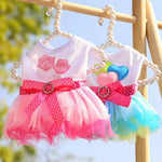 Valentine's Day Pet Tulle Dress with Lip Shape Design - GreenFur