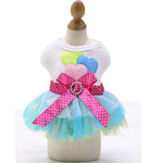 Valentine's Day Pet Tulle Dress with Lip Shape Design - GreenFur