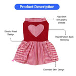 Valentine's Day Princess Dress Summer Cat Clothing Valentine Theme Outfit - GreenFur