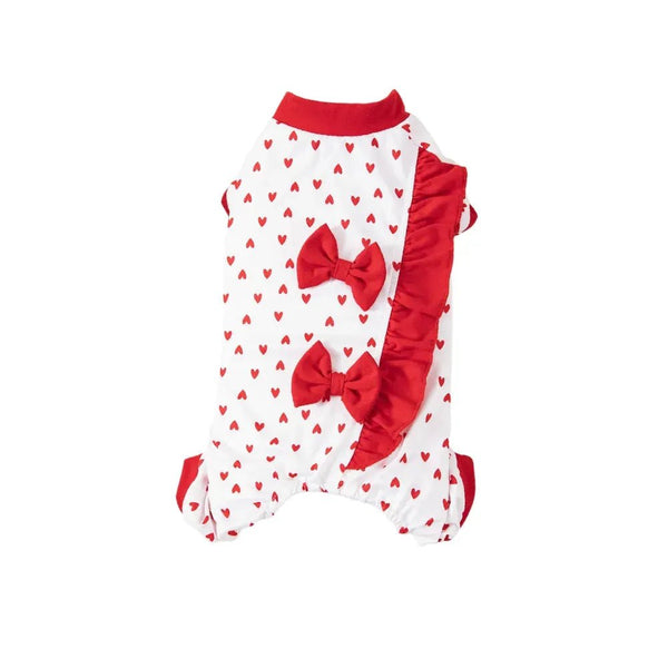 Valentine's Day Spring Autumn Pet Clothing Four Leg Outfit Dog Apparel - GreenFur