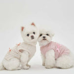 Valentine's Day Summer Knitted Bow T-Shirt for Dogs and Cats - GreenFur