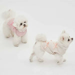 Valentine's Day Summer Knitted Bow T-Shirt for Dogs and Cats - GreenFur