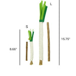 Vegetable Safe Braided Kitty Teething Chew Rope Toy - GreenFur