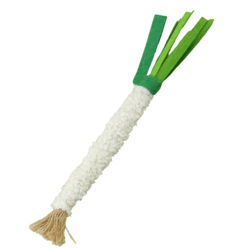 Vegetable Safe Braided Kitty Teething Chew Rope Toy - GreenFur