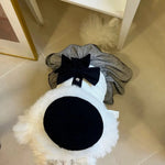 Vintage Pet Clothes Little Fragrance Bow Summer Dog Dress - GreenFur