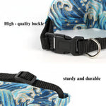 Vintage Print Adjustable Polyester Pet Bandana - GreenFur