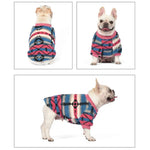 Vintage Print Comfortable Elastic Plush Pet Sweatshirt for Dogs - GreenFur