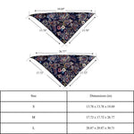 Vintage Print Cotton Pet Bibs for Dogs and Cats - GreenFur