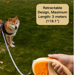 Walking Outdoor Durable Nylon Automatic Retractable Dog Leash - GreenFur