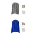Wall Corner Massage Brush Easy to Install Cat Soft Comb Self Groomer Scratcher - GreenFur
