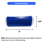 Wall Corner Massage Brush Easy to Install Cat Soft Comb Self Groomer Scratcher - GreenFur