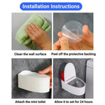 Wall Mounted Parrot Toilet Removable Plastic Tray for Small Birds Feeding or Waste Management - GreenFur