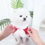 Warm Christmas Cloak Dog Cape Hooded Pet Winter Outfit - GreenFur