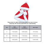 Warm Christmas Cloak Dog Cape Hooded Pet Winter Outfit - GreenFur