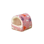 Warm Comfortable Winter Hamster Plush Bed For Small Pets - GreenFur