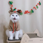 Warm Dog Winter Clothes Cute Deer Dog Coat Hoodies - GreenFur