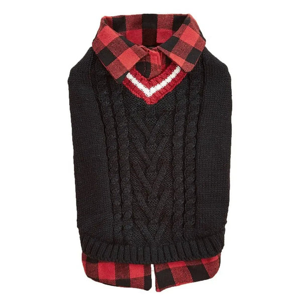 Warm Fashionable Retro Knitted Dog Sweater - GreenFur