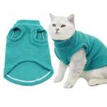 Warm Fleece Pullover Winter Casual Pet Vest - GreenFur