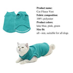 Warm Fleece Pullover Winter Casual Pet Vest - GreenFur