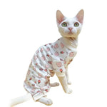 Warm Four Legged Cat Pajamas for Hairless Breeds - GreenFur