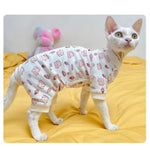 Warm Four Legged Cat Pajamas for Hairless Breeds - GreenFur